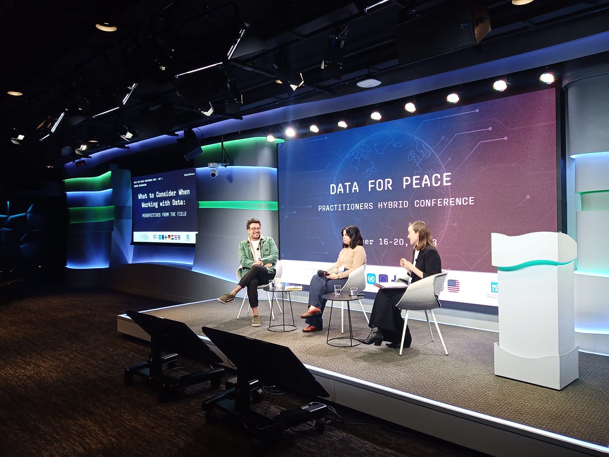 nyuCIC's tweet image. Day 1 of the #Data4Peace 2023 Conference in New York City was incredible! 🗽

💡 Opening sessions delved into the critical role of data and AI in conflict prevention, early warning, &amp;amp; peacebuilding.

Virtual tickets still available: cic.nyu.edu/events/data-fo…

#Data4Good #PeaceTech