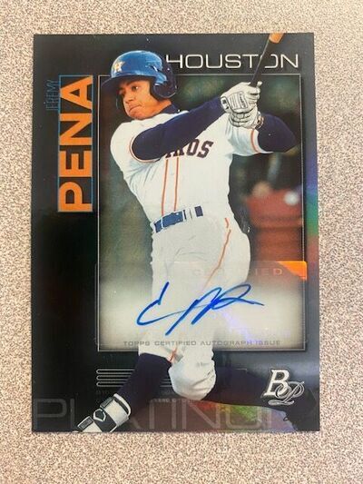 AstrosAtoZ on X: Give Him All of the MVPs! This Jeremy Pena autographed  rookie card, now available for $75, is the perfect addition to any baseball  memorabilia collection. Don't miss out on