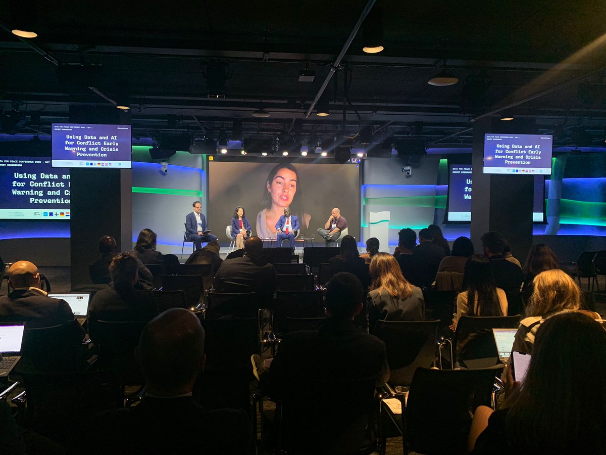 nyuCIC's tweet image. Day 1 of the #Data4Peace 2023 Conference in New York City was incredible! 🗽

💡 Opening sessions delved into the critical role of data and AI in conflict prevention, early warning, &amp;amp; peacebuilding.

Virtual tickets still available: cic.nyu.edu/events/data-fo…

#Data4Good #PeaceTech