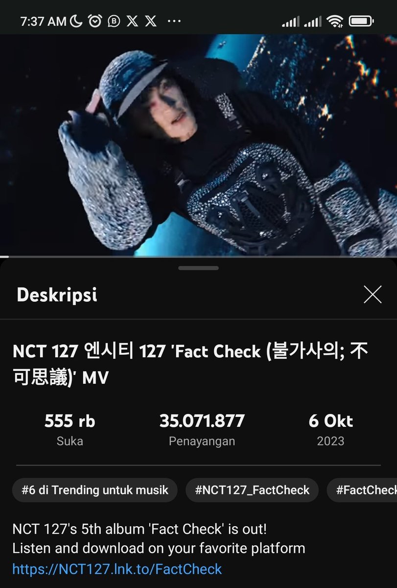 daisyfated's tweet photo. DON'T BREAK THE CHAIN
FACT CHECK MV STREAMING PARTY
🔗 https://t.co/DjmrBkyrXZ
tags : @fettucimie @yellowredtulips
@rudesst @j3j3yong
CHECK THE FACTS WITH NCT 127
#FactCheck_OutNow
#우리칠_고팩쳌
#NCT127 @NCTsmtown_127 https://t.co/Ylb8ci2f8h