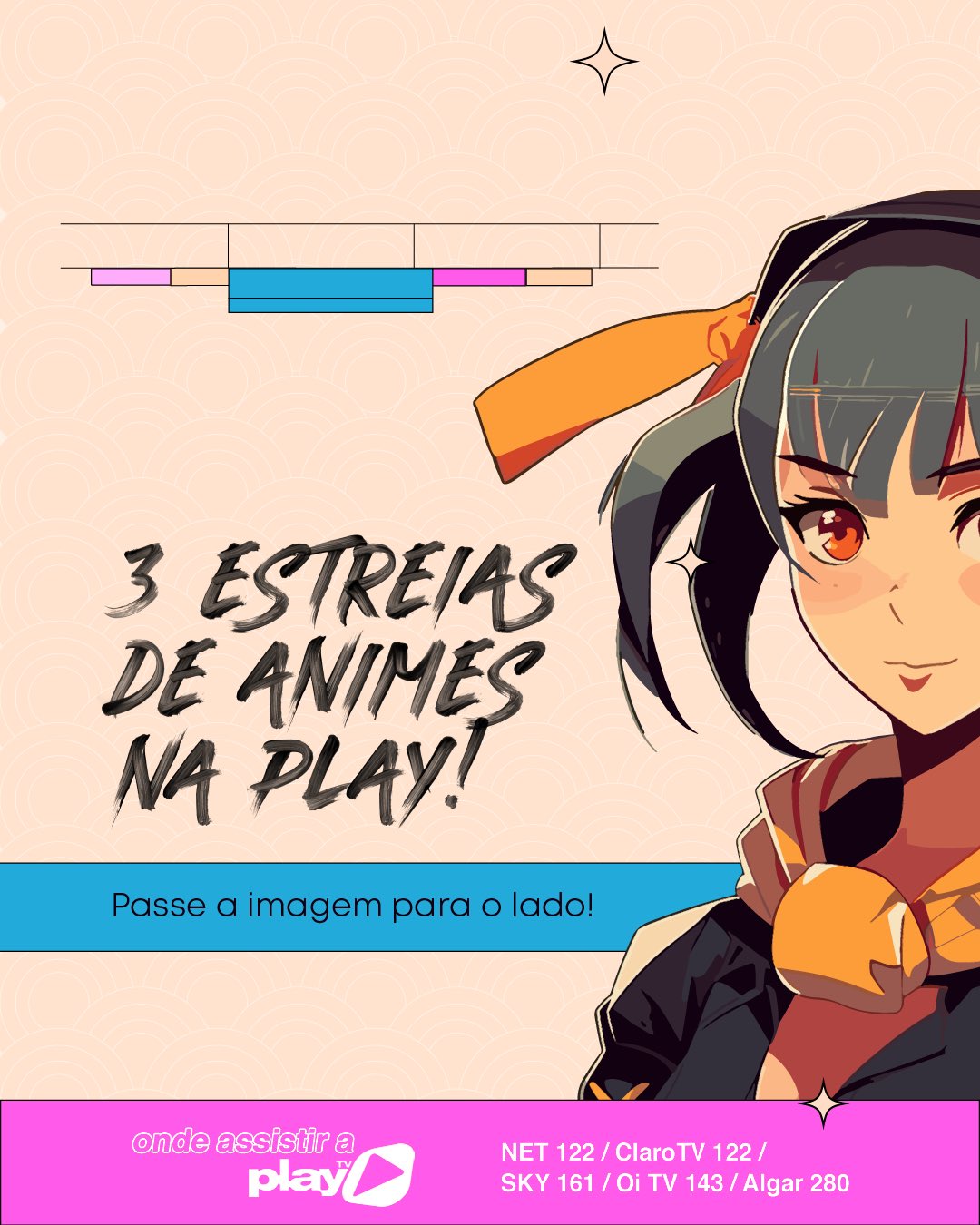  Conheça a nova programação de animes da PlayTV