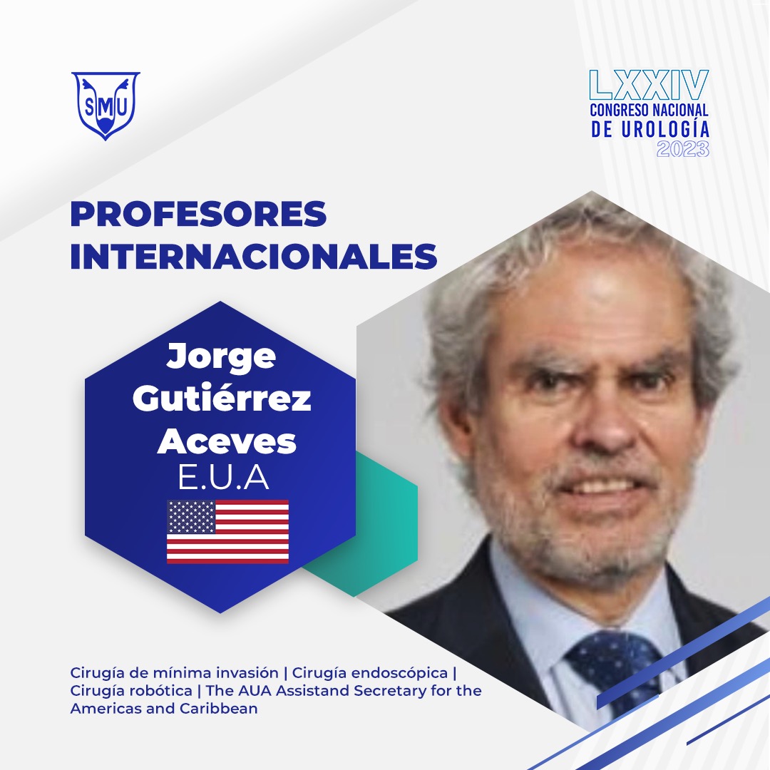 🩺🇲🇽 Únete a nosotros en el Congreso Nacional de Urología y asiste al 'Curso de Cirugía Percutánea Renal' con el experto Dr. Jorge Gutiérrez Aceves. ¡No te pierdas esta oportunidad! #TodosSomosSMU #SMU #SMU2023 #SMU23 #Urología