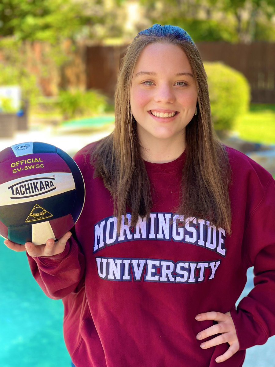 I'm thrilled to announce my commitment to Morningside University. Can't wait to pursue both my passion for volleyball and my dreams of earning a business degree! I want to thank Coach Squier for the opportunity. I can’t wait to be a Mustang #MustangVolleyball <a href="/CoachKRuff/">Kayla Ruff</a>