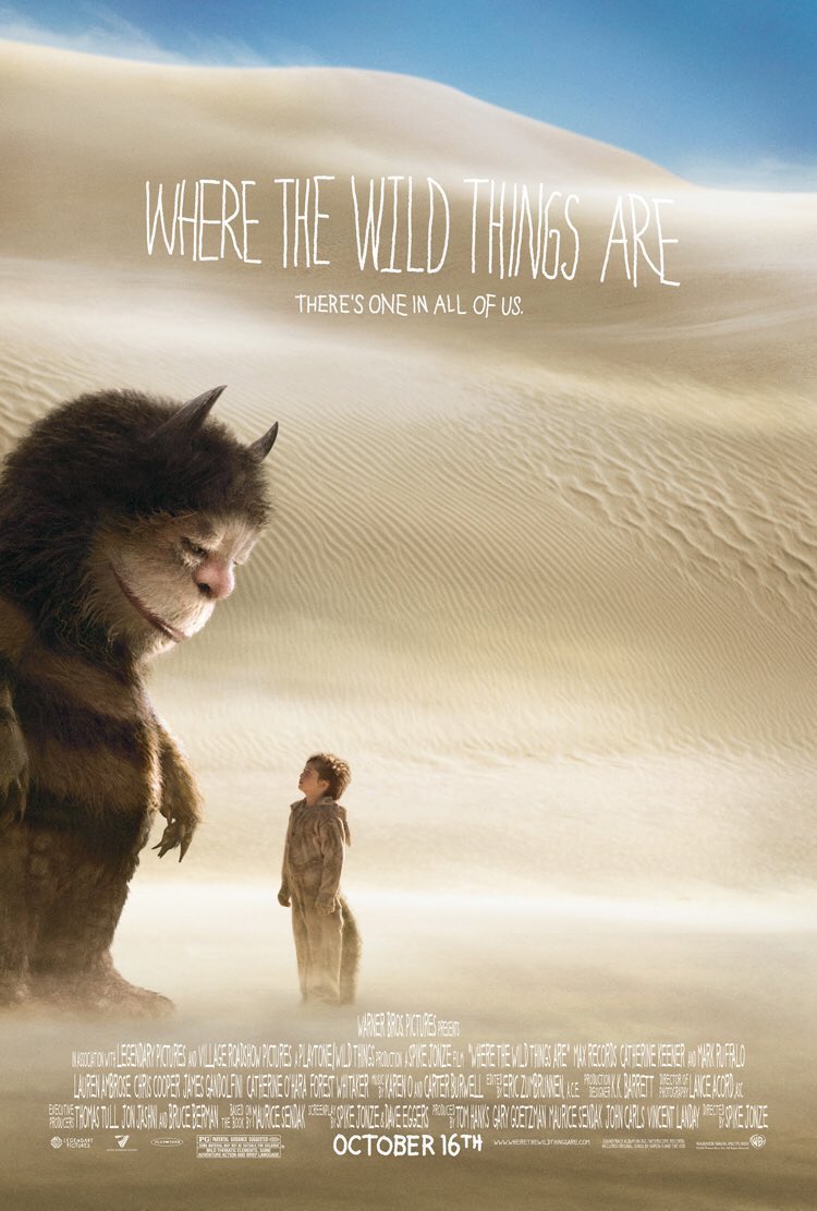 🎬MOVIE HISTORY: 14 years ago today, October 16, 2009, the movie ‘Where the Wild Things Are’ opened in theaters!

#MaxRecords #CatherineKeener #MarkRuffalo #PepitaEmmerichs #JamesGandolfini #LaurenAmbrose #ChrisCooper #ForestWhitaker #CatherineOHara #PaulDano #MichaelBerryJr