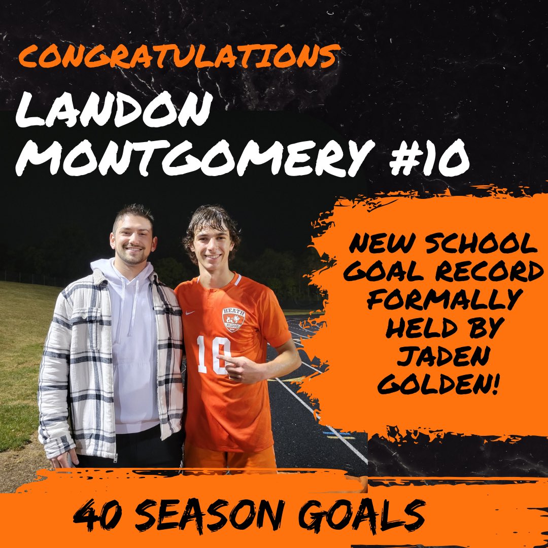 BULLDOGS WIN AND A RECORD WAS BROKEN! Congrats to Landon Montgomery for going down in the record books with the new goal record of 40 goals made in a season!⚽️🐾#godogs
