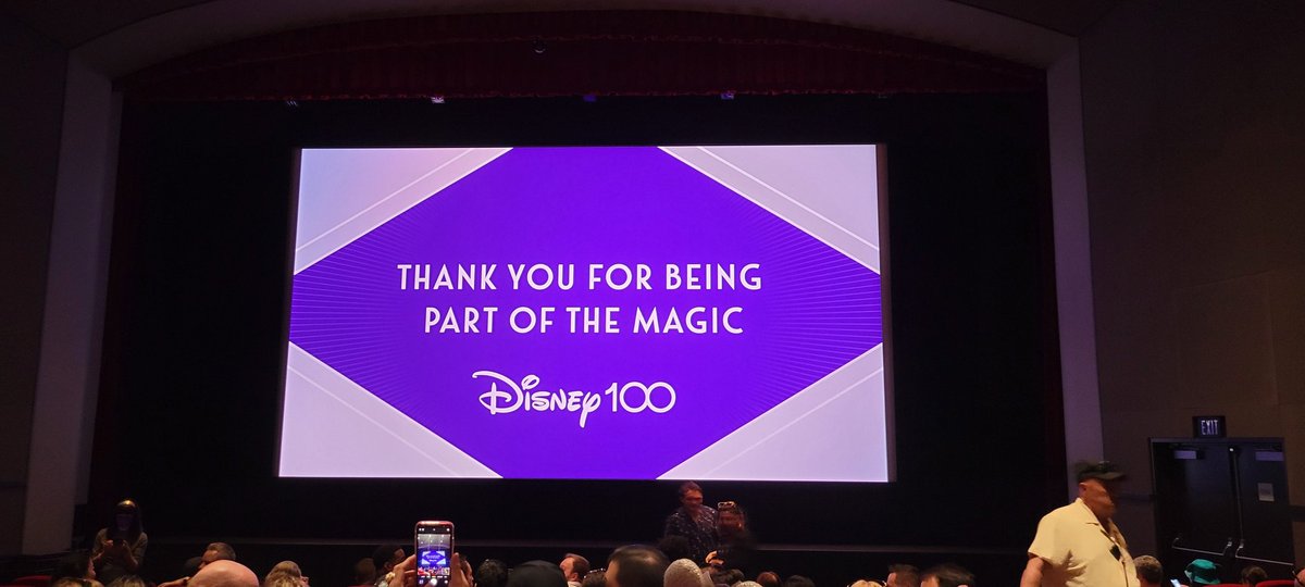 Disneyfan9523's tweet photo. Also I Just Saw Once Upon A Studio Twice With An Introduction By Disney CEO Bob Iger! And It Was Amazing To See Bob Iger In Person! #Disney100 #Disney100YearsOfWonder #DisneyCastLife #LifeAtDisney #BobIger #OnceUponAStudio #WaltDisneyCompany #ShareTheWonder https://t.co/Shjcu0jhCn