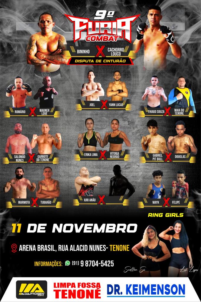 Furia Combat 9 dia 11 de novembro