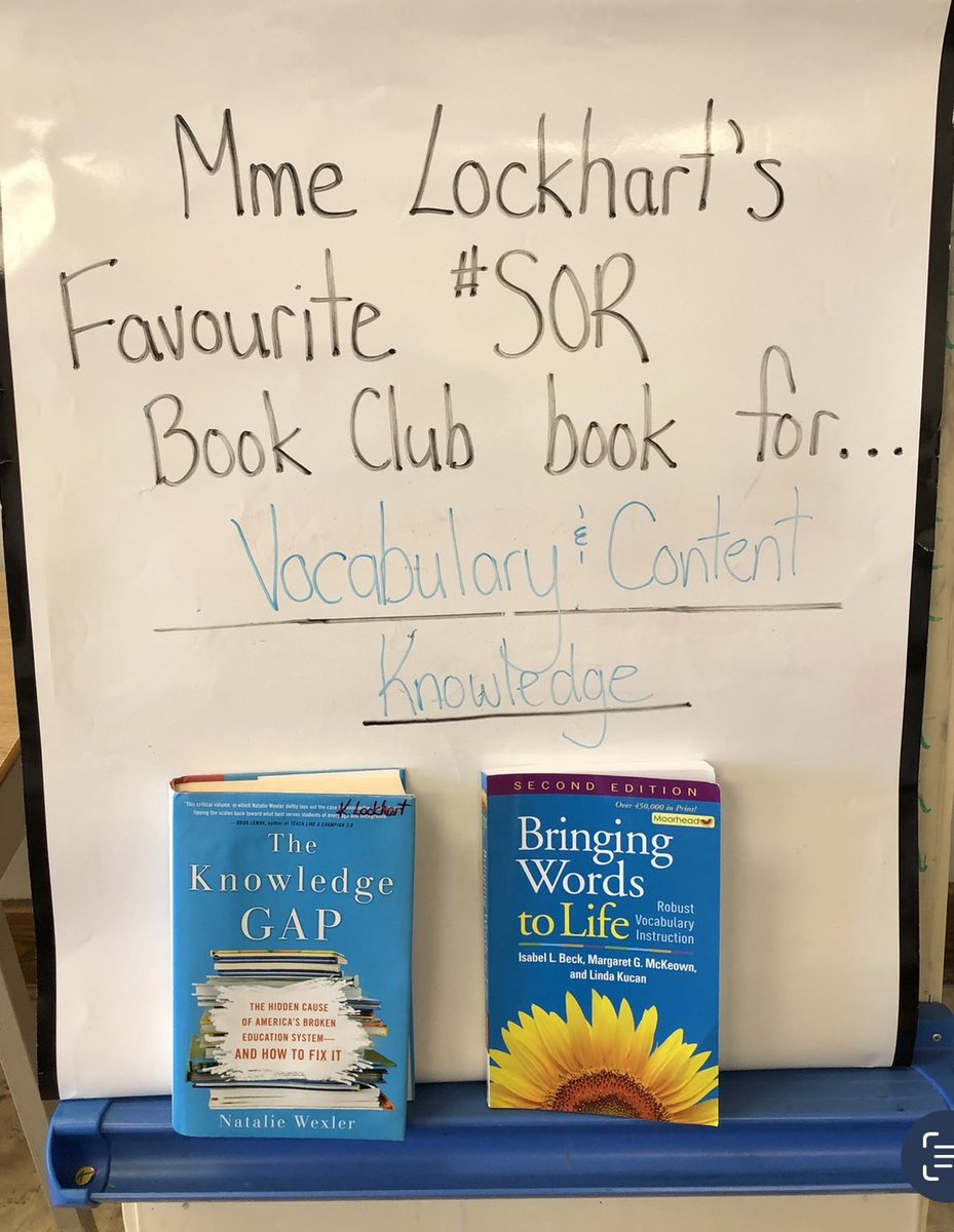 MmeLockhartLDS's tweet photo. Lately, many people have asked me which books I’d recommend for reading teachers.
In 2021, I started a #SORBookClub for teachers in @LimestoneDSB so have read a LOT of books! I have categorized them so YOU can decide which books meet your professional learning goals.
Some great authors to follow, too:
@Suchmo83 @lifelonglit @MJLiben @natwexler @DrElsa_CHagan @NessyLearning