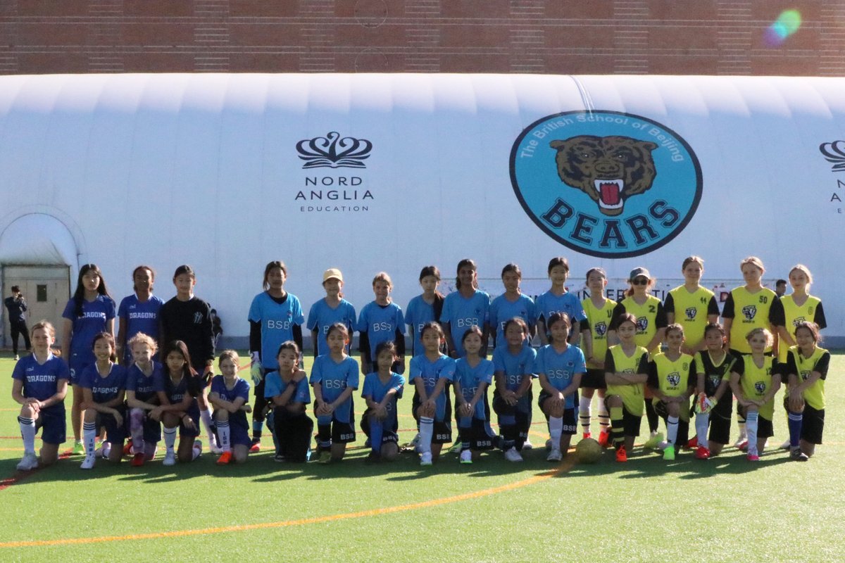 BSB_Shunyi's tweet image. U12 Girls' Friendly Football Quad Tournament was held on Oct 14. 40 girls from 4 teams (2 BSB team, ISB and WAB) participated showing excellent sportsmanship and good teamwork. Congratulations to the BSB Girls who won the match!
#BSBShunyi #NordAngliaEducation #NAEBeAmbitious
