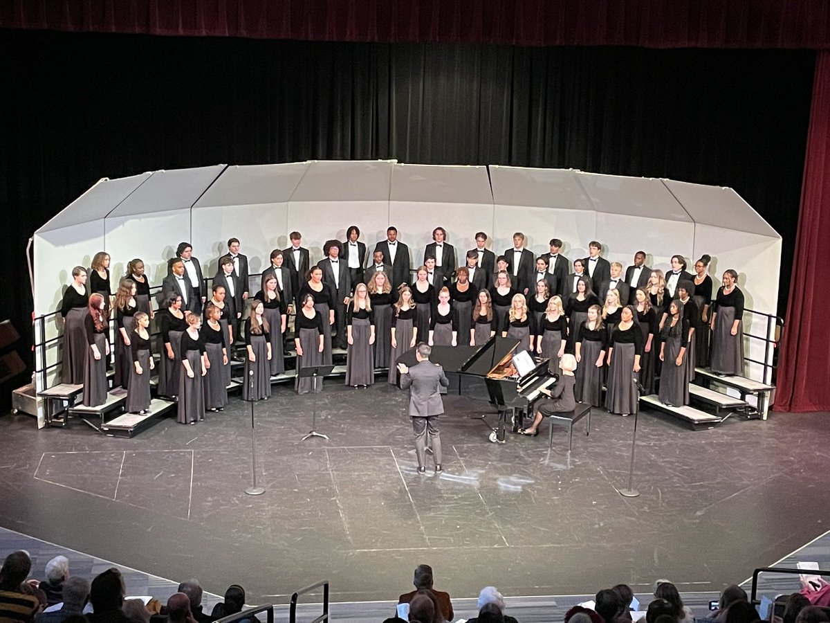 Fantastic job by all of our choirs at the first concert of the year tonight!