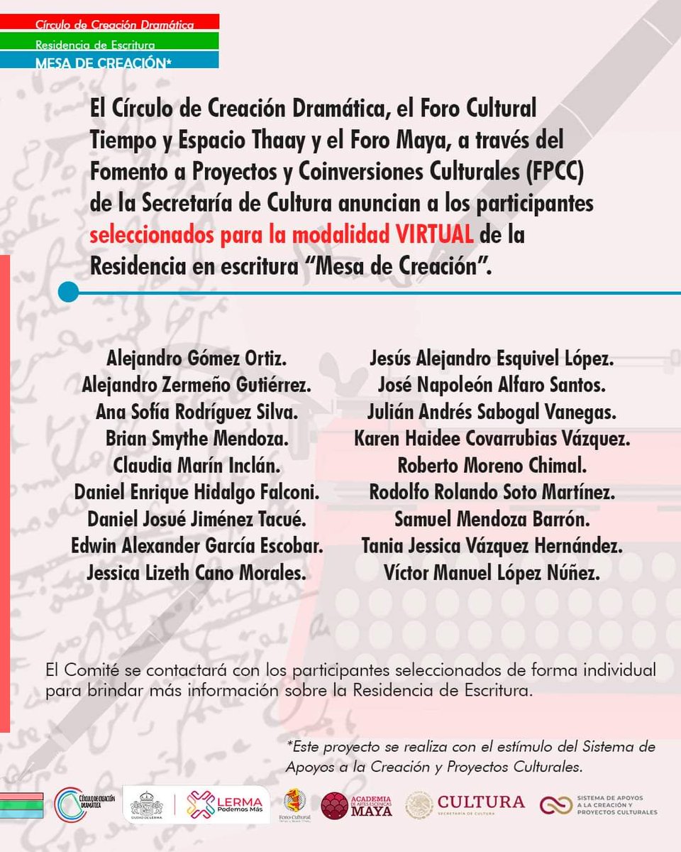 mezcalitoed's tweet photo. Hace mucho quería escribir teatro. Ahora lo podré hacer asesorado por profesionales. https://t.co/UXaESVVUmc