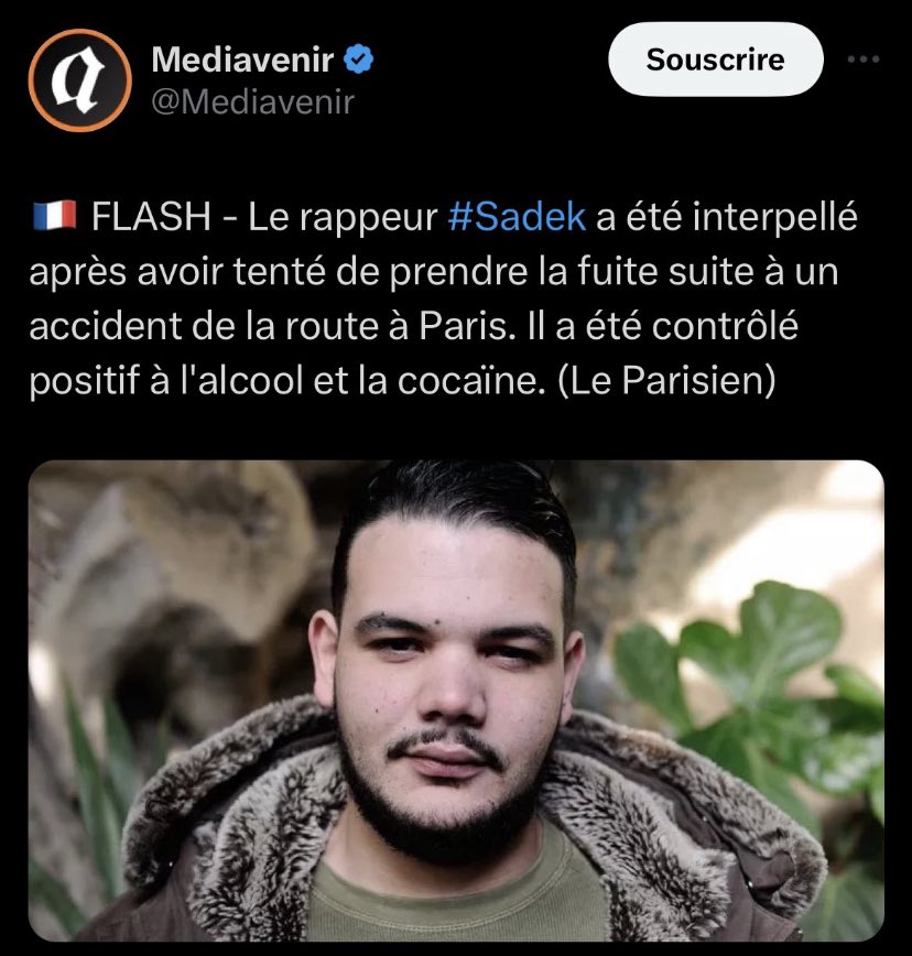 MHDZ30_'s tweet photo. #Sadek est devenu une sous merde exactement comme Pierre #Palmade https://t.co/ljFP7C7arf
