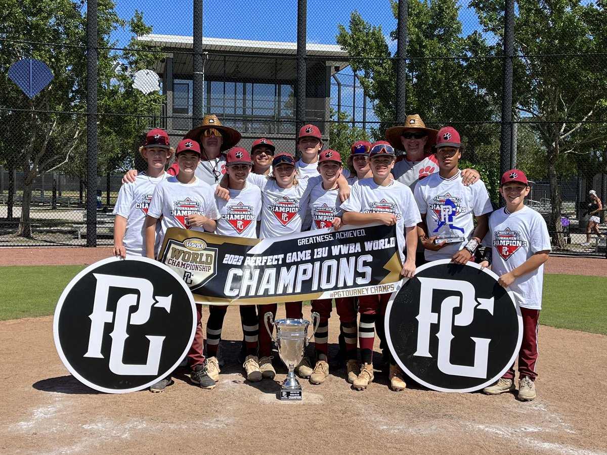 PanthersYouth_'s tweet photo. SCP 13u Marucci finishes off the fall in style 🕶️ winning the WWBA World Championships in West Palm Beach, FL ☀️🌴🌎. 

A record of 26-1🔥.

Congratulations to Khalin “KK” Rodgers on winning MVP🥇. 
 
#SCPDUDES | #BunchOf🐶 https://t.co/IXyxCNb4CG