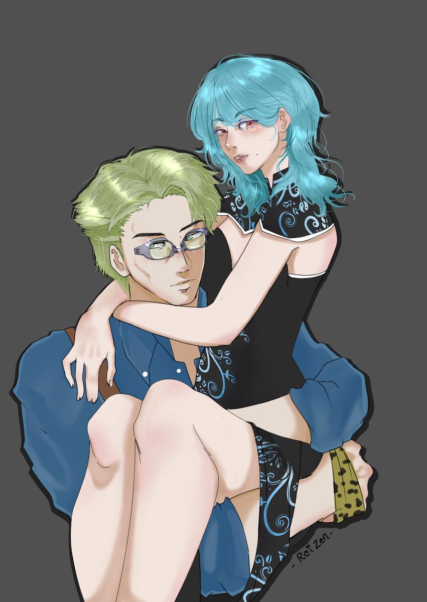 Phoenix3Eustass's tweet photo. @JJKcontents I draw myself with Nanami jdkkwjdkeksjakks https://t.co/WkB6vgmJlj