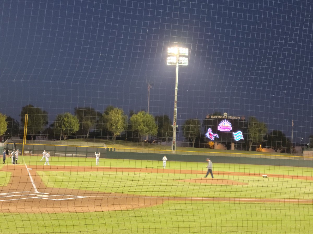 My office for the next few nights. @MLBazFallLeague #ScottsdaleAz