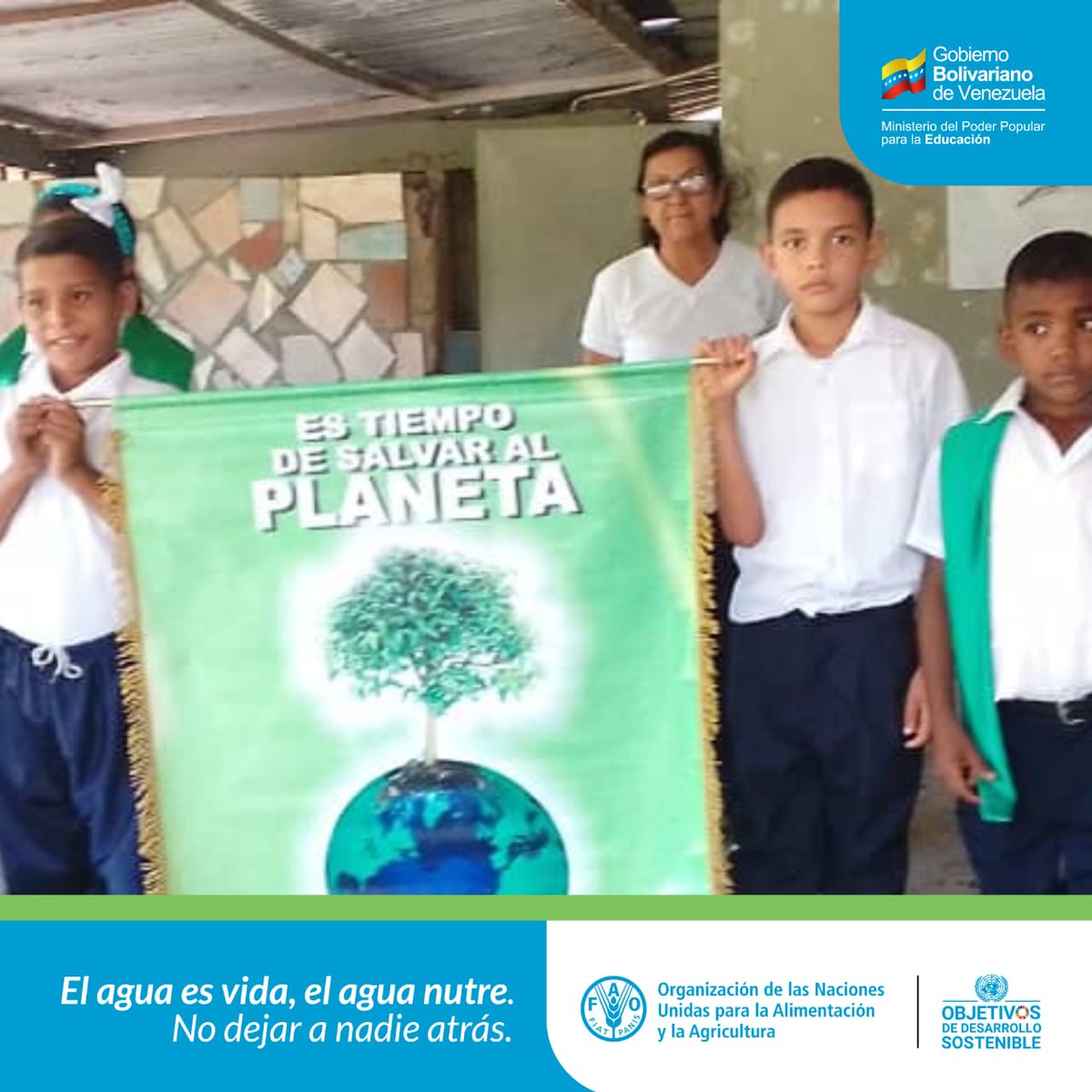 En el Día Mundial de la Alimentación, la EB "Chirigua" y el CEI "Concepción Mariño", Pquia. Santa Inés, Mcpio. Sucre, juramentaron la Brigada Escolar 'Mi Conuco Escolar Carlos Lanz" con el propósito de velar por el cuido y mantenimiento de los espacios destinados a la producción.