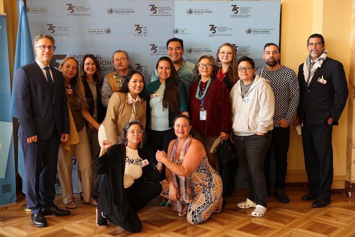 WaterIsLifeWPLC's tweet photo. Indigenous Peoples Testify in Geneva at the 139th Session of the @UNHumanRights Committee Formal Briefing

https://t.co/e1Hzpzvp4Y https://t.co/0kANtzFqiI
