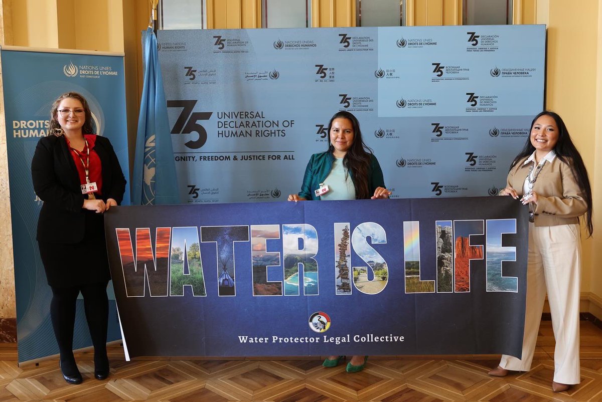 WaterIsLifeWPLC's tweet photo. Indigenous Peoples Testify in Geneva at the 139th Session of the @UNHumanRights Committee Formal Briefing

https://t.co/e1Hzpzvp4Y https://t.co/0kANtzFqiI