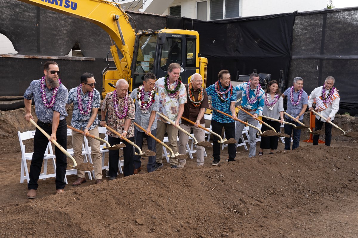 Mahalo to Paul Lam and the team behind 1226 Kinau St., the latest affordable housing development to break ground in our urban core. After construction is complete, the building will add 25 new affordable housing units to the market in the heart of Honolulu — with more to come!