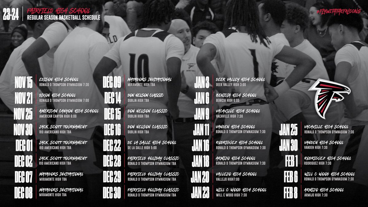 Full schedule drop 💥

Hoop Szn is just around the corner 👀