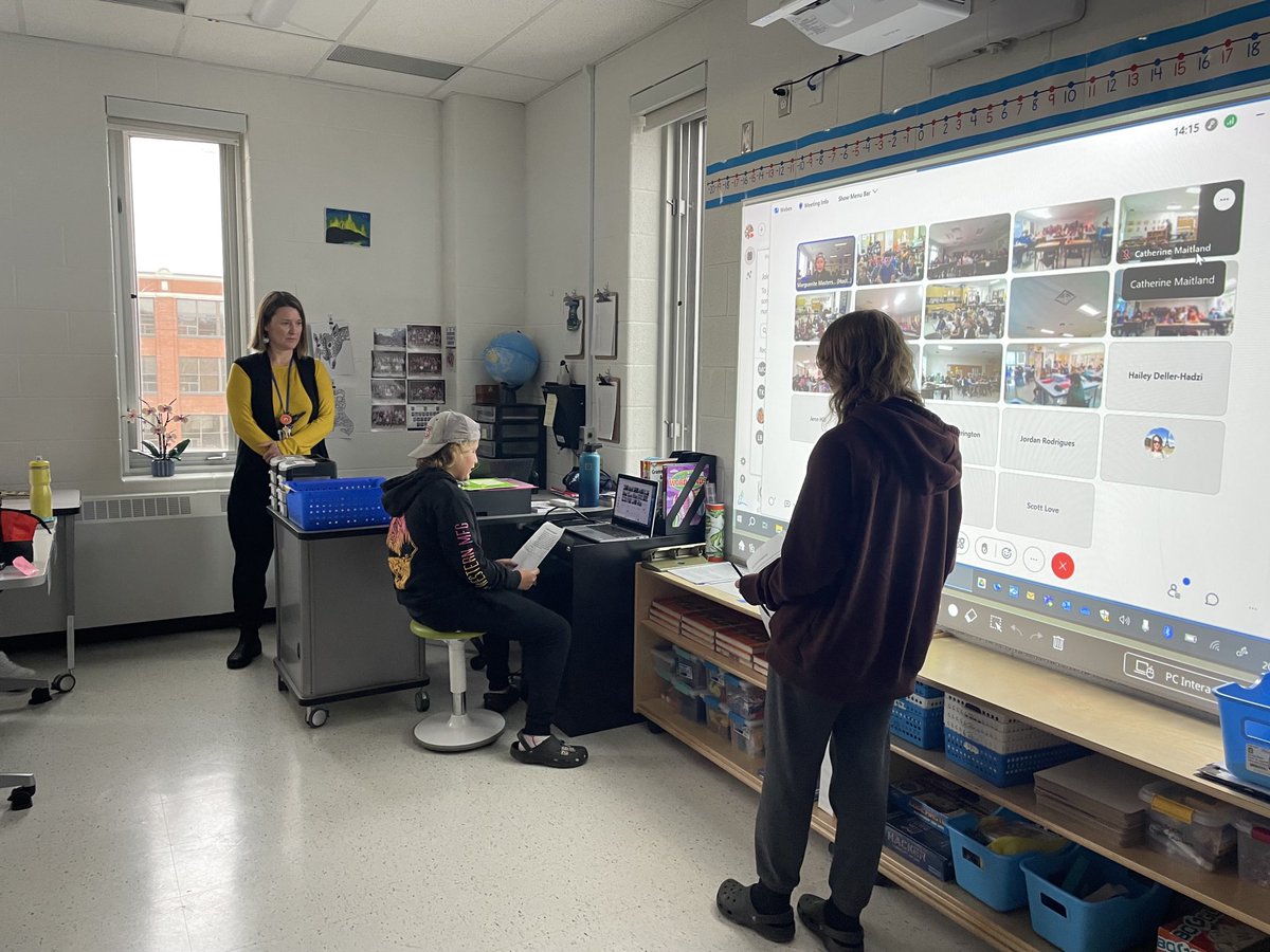EastCitySchool's tweet image. Thank you to Sky327 for hosting this week’s virtual announcements &amp;amp; to Ethan &amp;amp; Kara for sharing the land acknowledgment &amp;amp; connection! #ReadyToGrow #LearningToLead 
#StrongerTogether