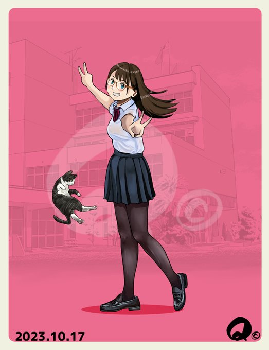 10/17㊋のモカちゃん
久々の制服モカちゃんです😋
⬛️黒パンストを描きたかっただけ説…😱⬛️ 