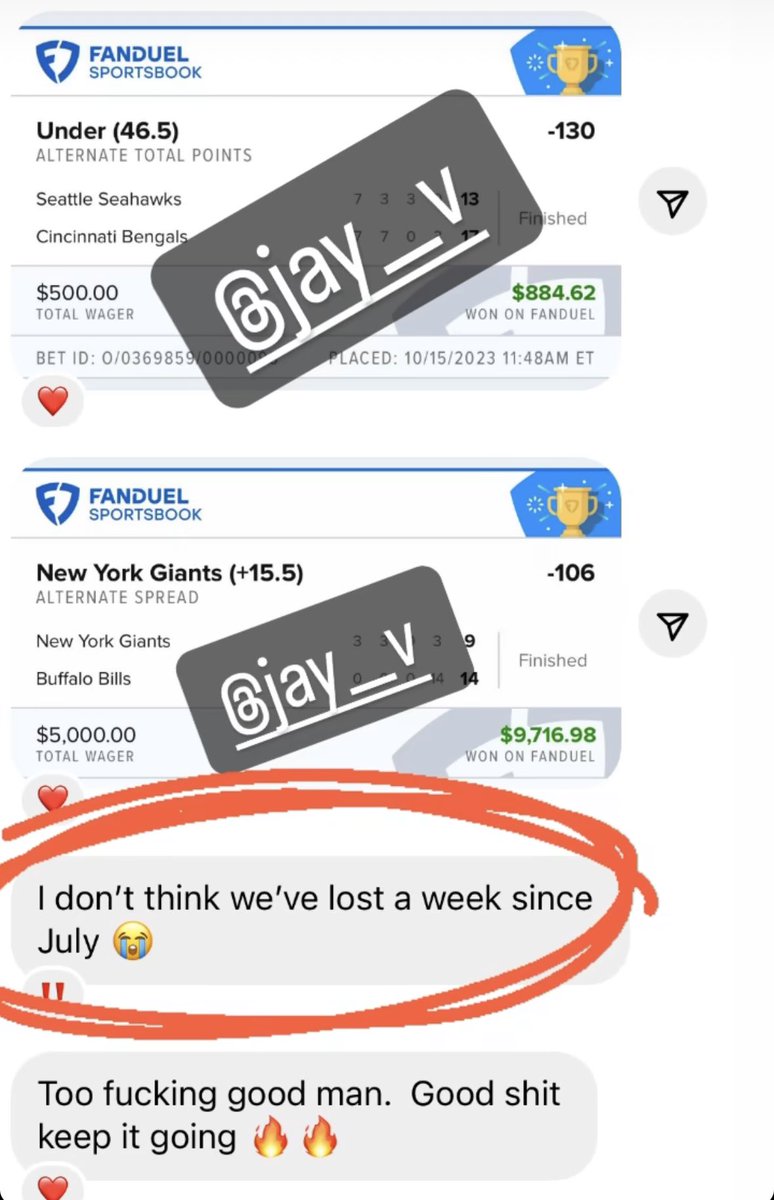 jayvpicks's tweet image. Wins from the weekend 🥂