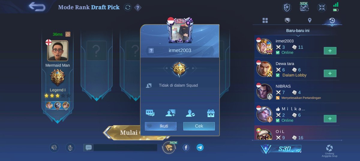 __bongg's tweet image. Ini mobilelegend #DarkSystem #Darksistem emg real coy..

Malah satu tim legend 5 semuaaa
Musuh legend 4, 3 sama 2