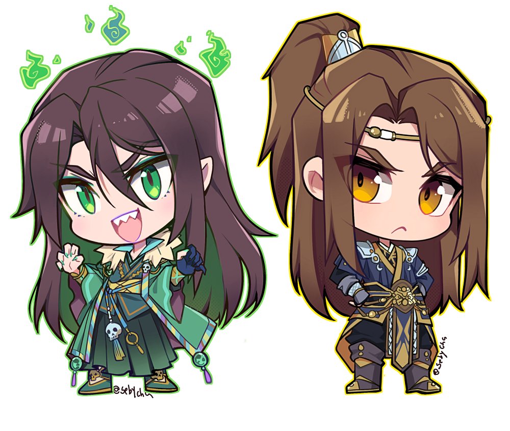 「I can't get over how GAUDY Qi Rong is.  」|Korvenのイラスト