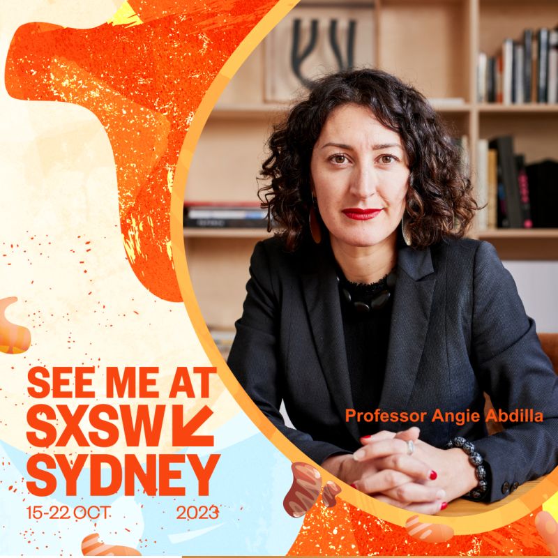 Today at 3:30 PM at @SXSWsydney: discussing the intersections of #Indigenous cultural heritage, technology, &amp; sovereignty featuring #ANUexpert Angie Abdilla of the School of Cybernetics.

MORE: schedule.sxswsydney.com/sessions/fea81…