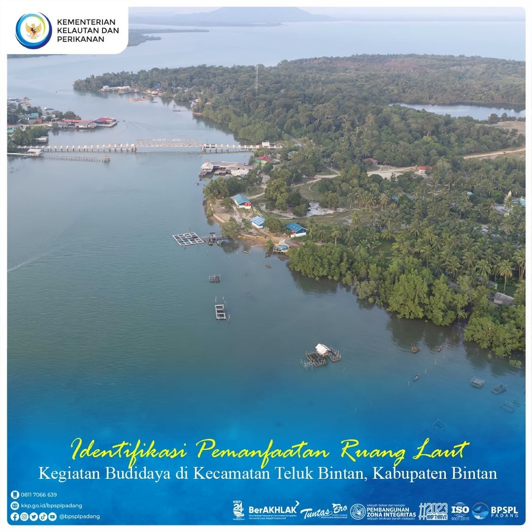 BPRLPadang's tweet photo. #SahabatBahari, #BPSPLPadang melakukan identifikasi pemanfaatan ruang laut kegiatan budidaya di Kecamatan Teluk Bintan, Kabupaten Bintan.
#KKP
#KKPThrive
#EkonomiBiru
#DJPRL
#BijakMengelolaLaut https://t.co/BGPqXLVGha