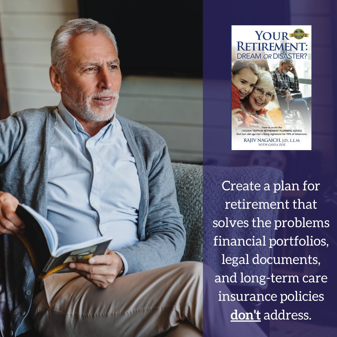 AgingOptions's tweet photo. Have you ordered your copy of Rajiv Nagaich's international bestseller? You can buy YOUR RETIREMENT: DREAM OR DISASTER at the Life Point Law office or on Amazon! Visit the following link to get one for yourself! https://t.co/je9GqKkVrX https://t.co/jRUQh7cxDZ
