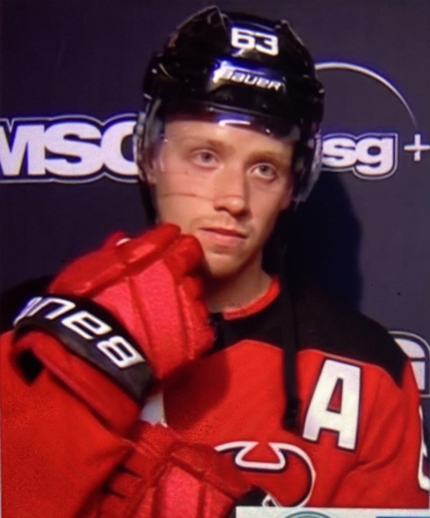DevilsJointX's tweet photo. Who’s still saying Bratt isn’t a KEY piece to this team? ALL summer everyone shit on Jesper Bratt, the #BRATTMAN, licking the bunghole of Timo Meier.
These same people will not show their faces!! Shame!! #NJDevils https://t.co/0MRt2S7DZd