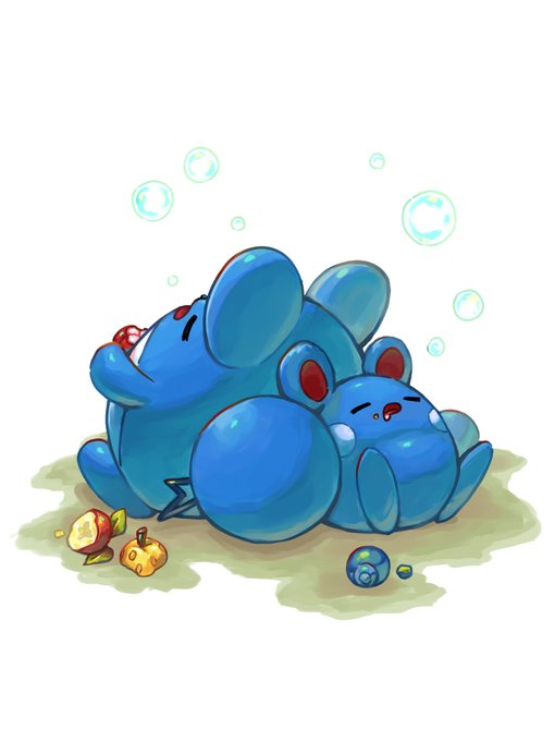 「berry (pokemon) sitting」 illustration images(Latest)