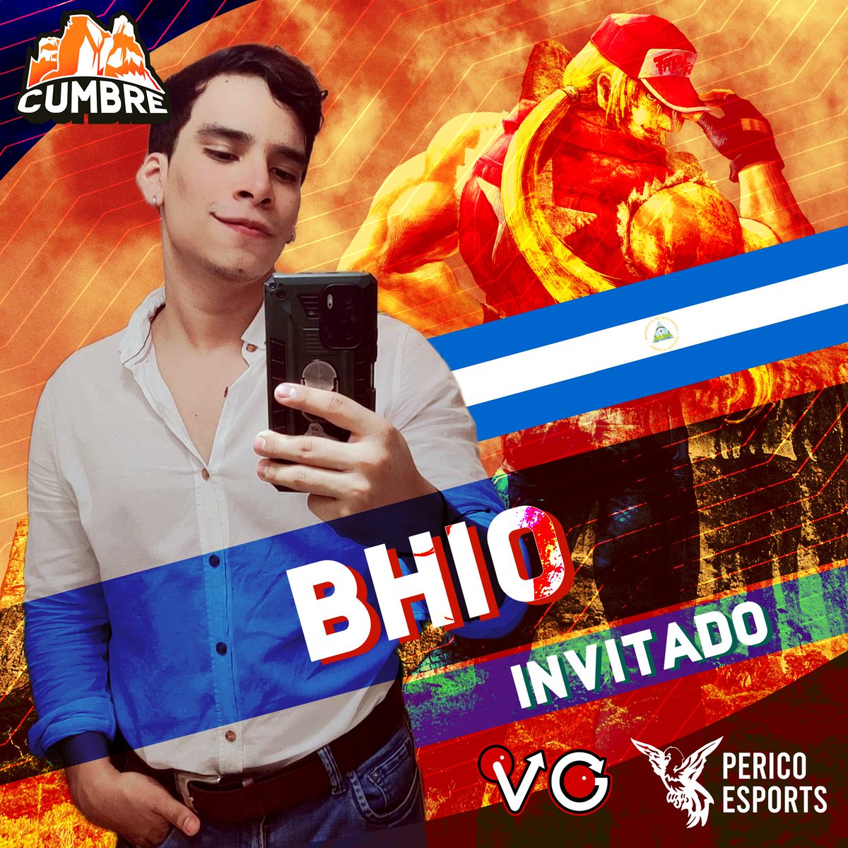 ¡Representando a nuestros vecinos del Norte!

<a href="/Bhio_NI/">Bhio</a> 🥊🔥🇳🇮

¡Bhio estará en Cumbre representando a Nicaragua y a Terry!