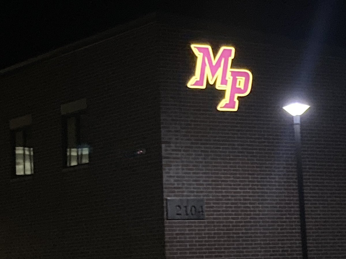 New MP sign at the high school. It is so cool!!  #PantherNation