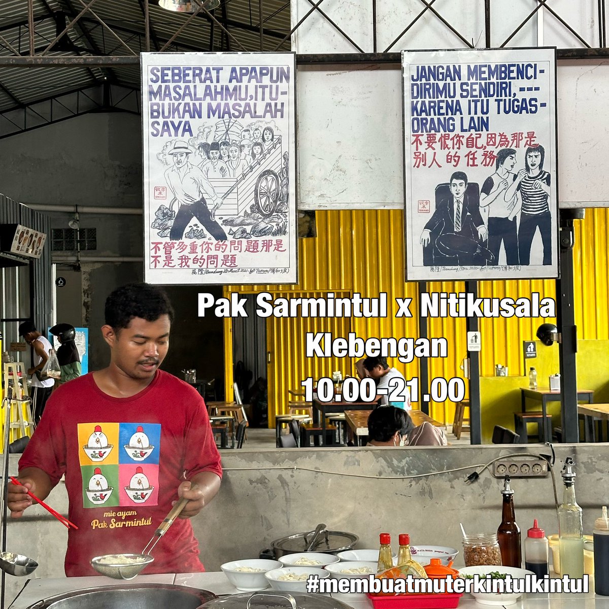 Jam Buka Pak Sarmintul Klebengan.
Ditunggu terkintul-kintulnya.