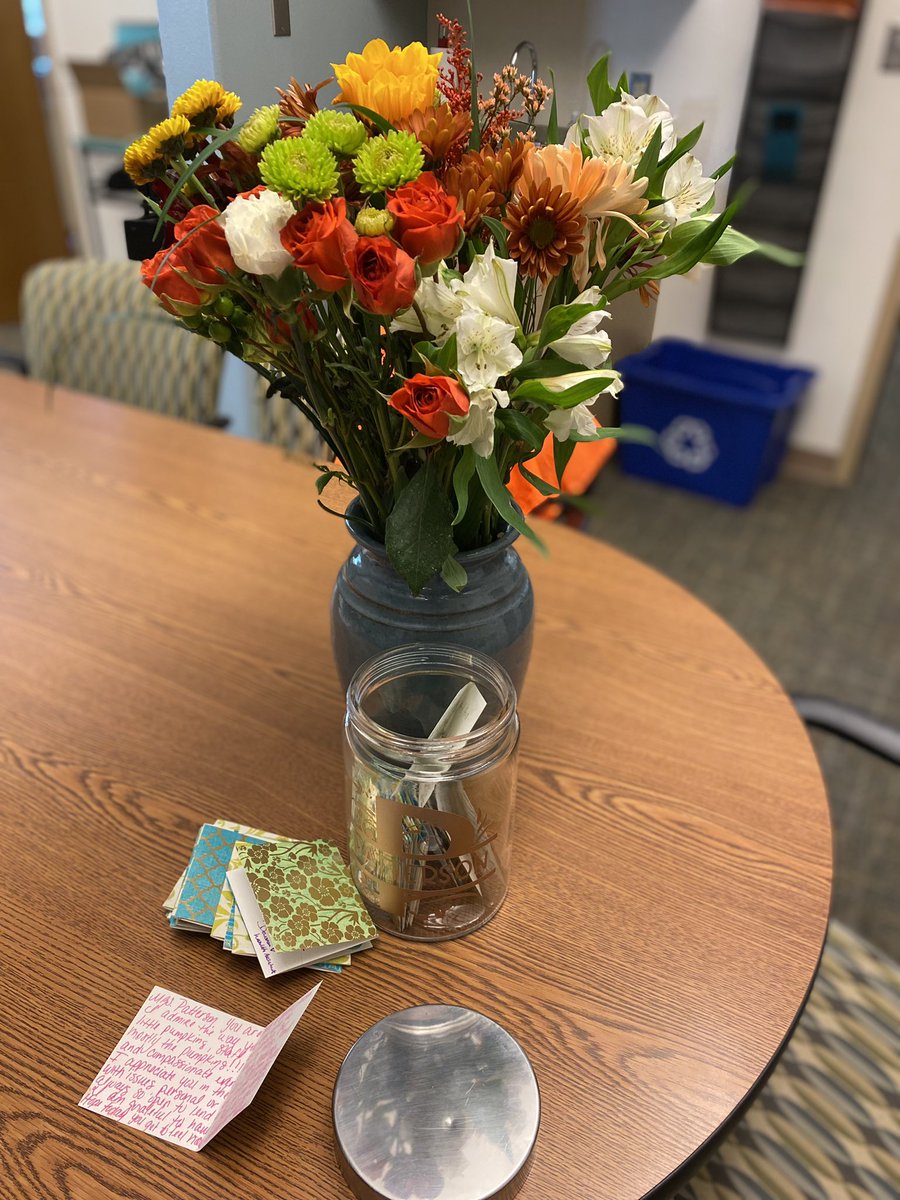 Thankful for my staff and teachers! Thank you for the amazing personal notes and flowers today. It is an honor to work alongside my Roadrunner team! #togetherwearebetter #BossesDay2023