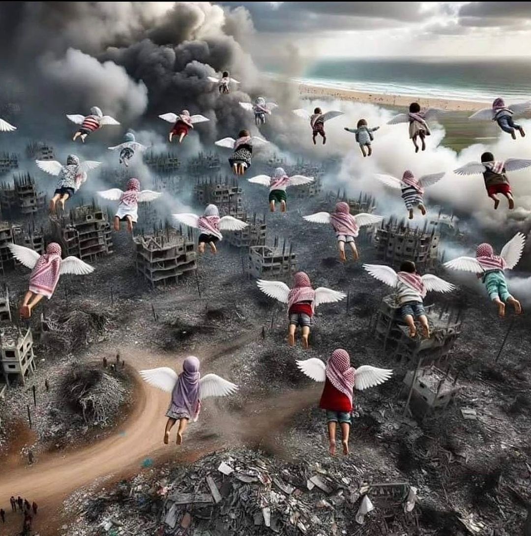 TriasVeny's tweet photo. “Children are like little an angels - there’s no way you can’t love them.” 
Gisele Bundchen 

#quoteoftheday 
#FreePalestine #SaveTheChidren #FreePalestina #Gaza_under_attack #GazzeUnderAttack https://t.co/Hj83fuis95