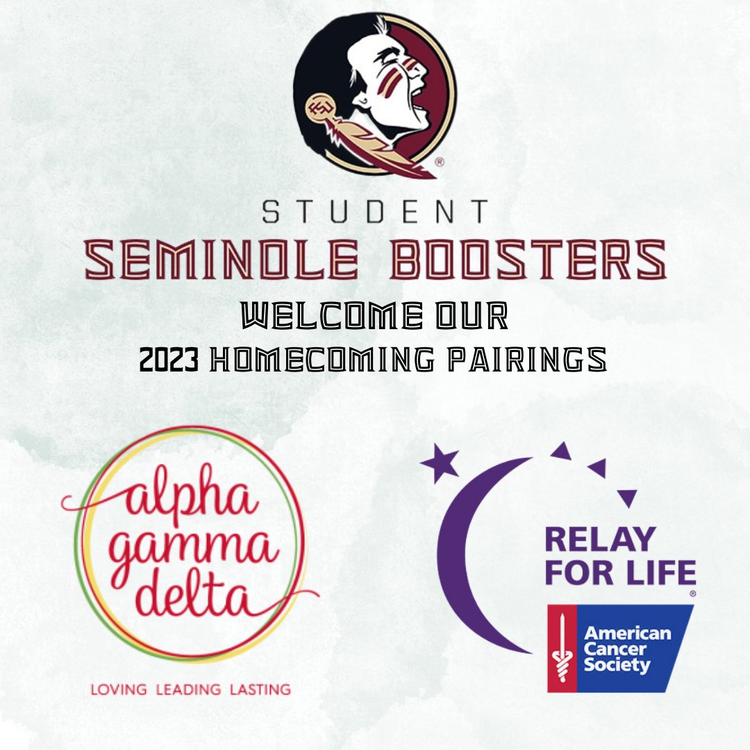 FSUSSB's tweet photo. Counting down the days til Homecoming! 🎉

This Friday, we can't wait to pair up with Relay For Life and Alpha Gam in the parade. 🌟

We have an exciting weekend coming up, make sure to follow us to stay updated! 🍢 https://t.co/74JZinVMin