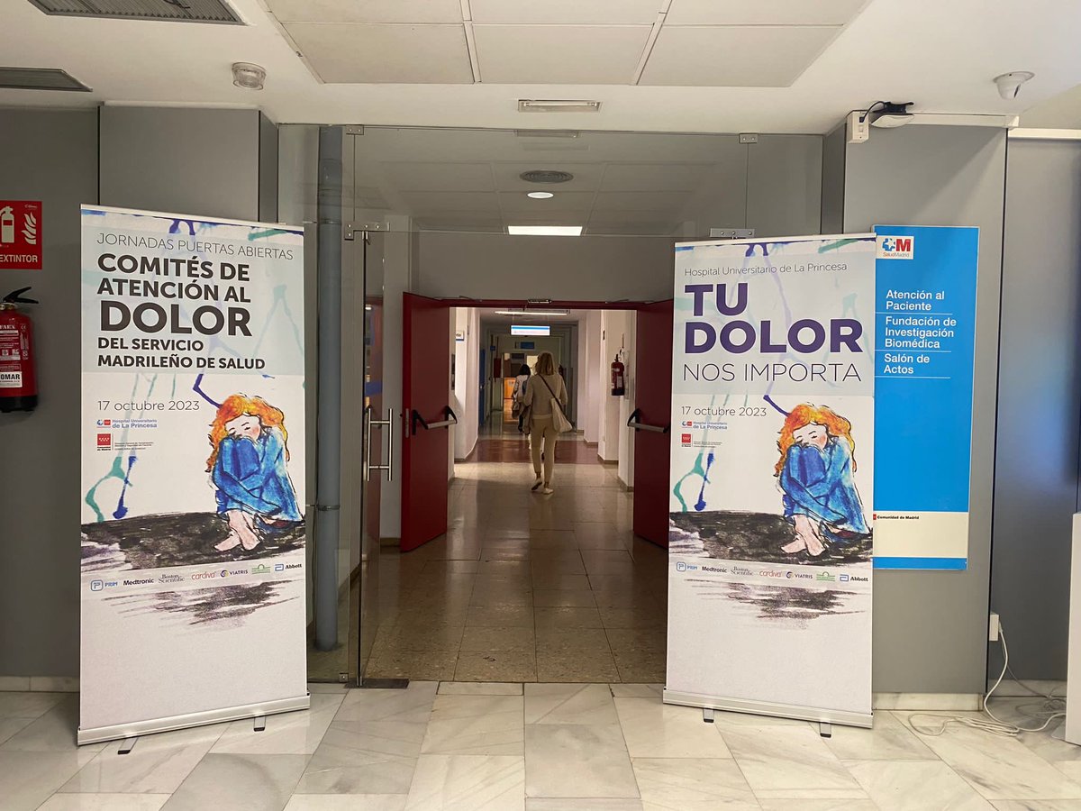 Comenzamos la celebración del día mundial del dolor. Comités de atención al dolor de Madrid #diamundialdolor #tudolornosimporta  ⁦<a href="/juanamateosrod/">Juana Mateos Rodilla</a>⁩ @isable77 ⁦<a href="/lopez_fando/">Luis Lopez-Fando</a>⁩ ⁦<a href="/palomitacp/">Paloma Casado</a>⁩