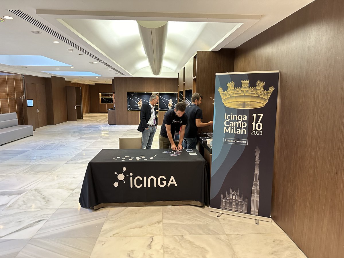 icinga's tweet photo. Buongiorno! We are getting ready for #IcingaCamp Milan. We can’t wait to welcome you soon! https://t.co/GTgvVz3ctj