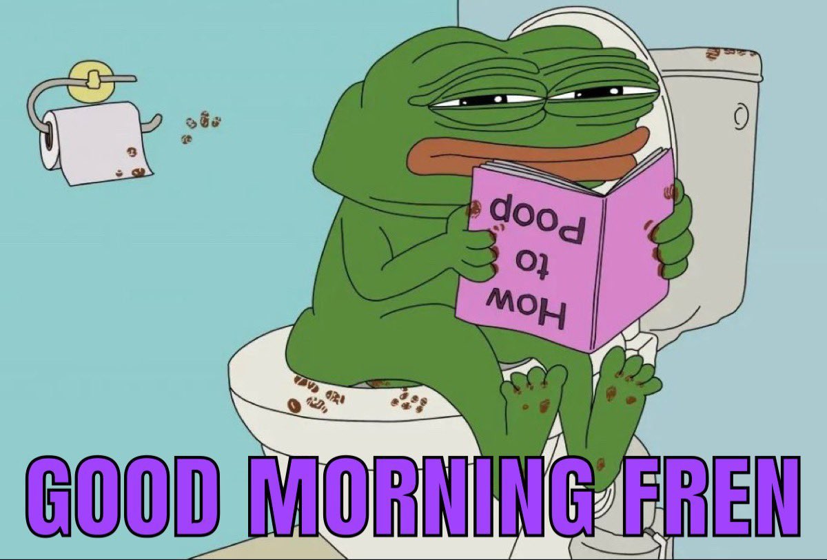 Zaza0x's tweet photo. Good morning legends! 🐸 

$PEPE https://t.co/0JmiFtn9IW