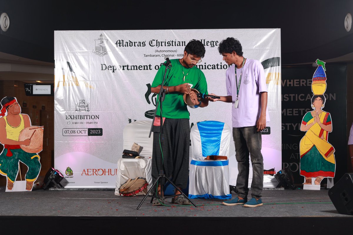 கலை யுகம் 🔥
Madras Christian College

#soundmani #event #aerospacemall #chennai #mcc #deptofcommunication #interaction #parai #Native