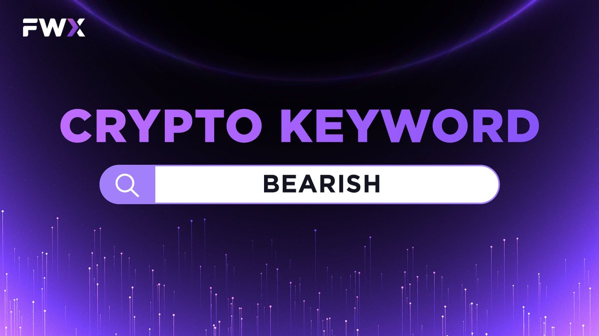 fwxfinance's tweet photo. Bearish

A negative outlook on the market, expecting prices to decline.

#DeFi #fwxfinance #cryptokeyword https://t.co/EFx6vpCG2r