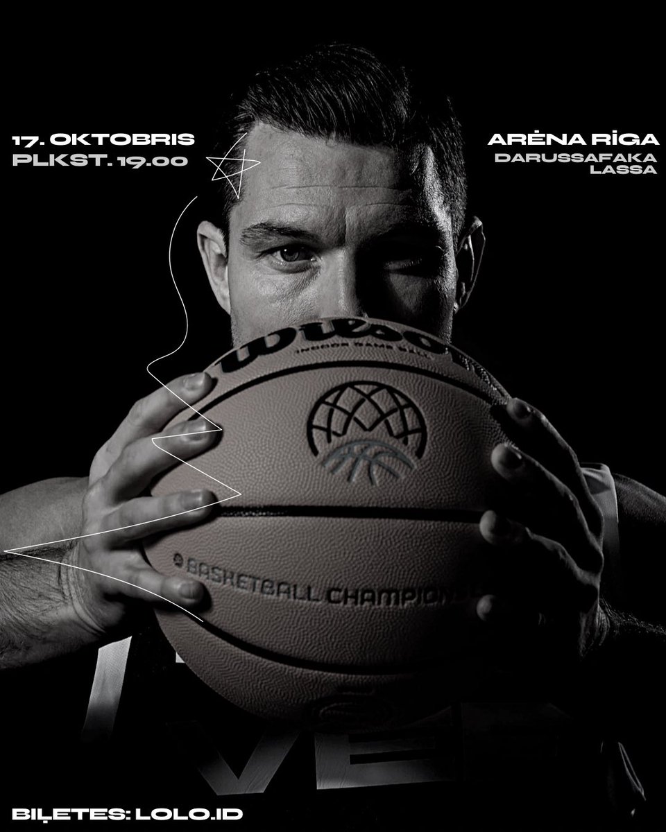 Pirmā <a href="/BasketballCL/">Basketball Champions League</a> šīs sezonas spēle jau šovakar! ⚫️⚪️🏀

Dairis Bertāns un Aizeja Pinjeiro pret Jāni Timmu un Kailu Almanu. 🍿 

⌚️19.00
📍 Arēna Rīga
🎫 Tikai tiešsaistē: lolo.id/events/3b1d4e7…
📺 <a href="/Go3SportLatvija/">Go3 Sport</a> | Go3 Sport

Tiekamies Arēnā! ✌🏻