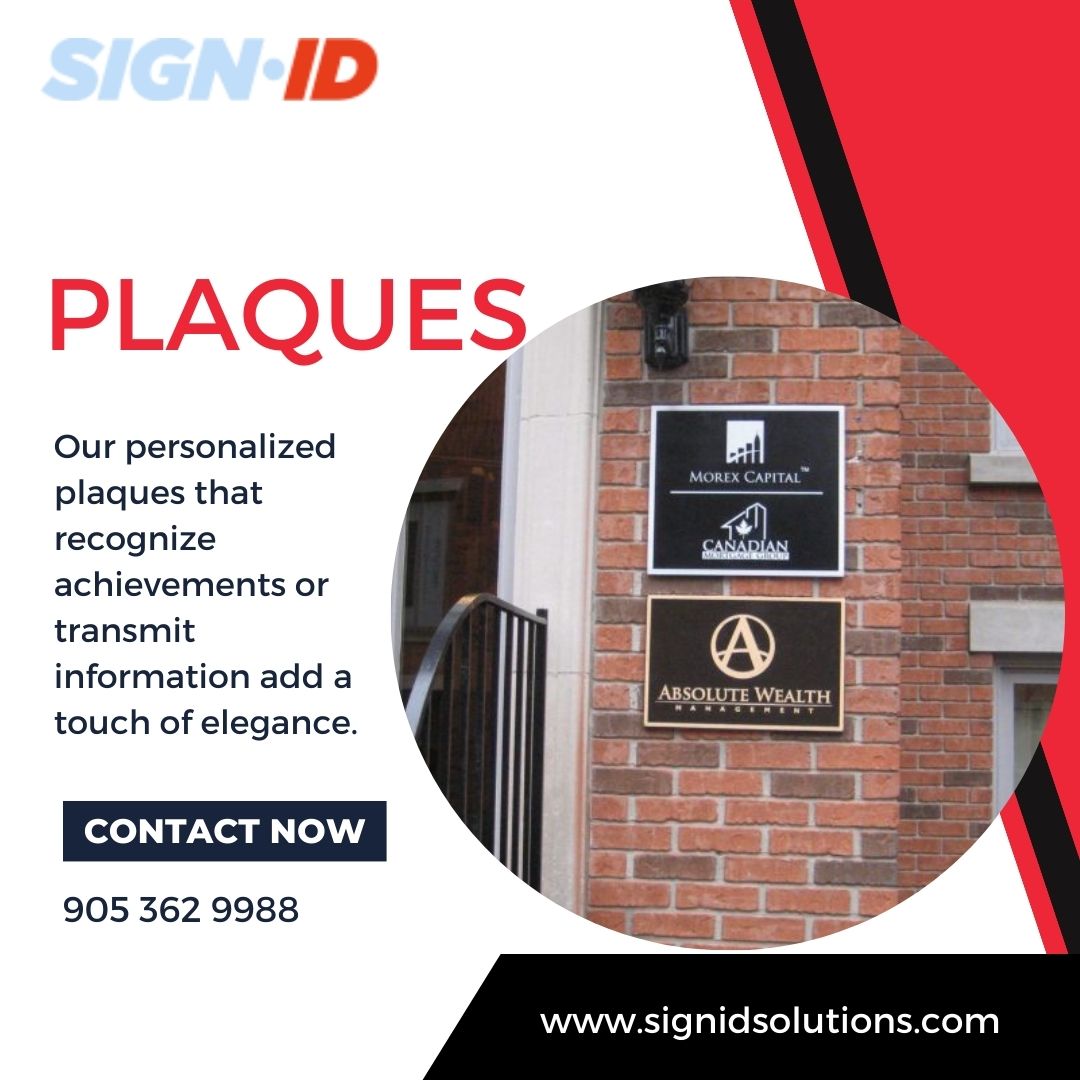 signidsolutions's tweet image. Plaques: Our personalized plaques that recognize achievements or transmit information add a touch of elegance.
#sign #signage #SignageMaker #signagesolutions #signagecompany #signageinstallationnstallation