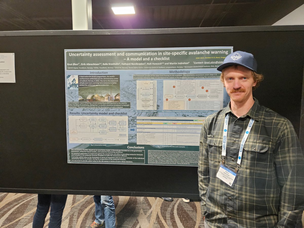 Last week we were at the International Snow Science Workshop (#issw2023) to present two papers as posters, see posters and papers in link linkedin.com/feed/update/ur…