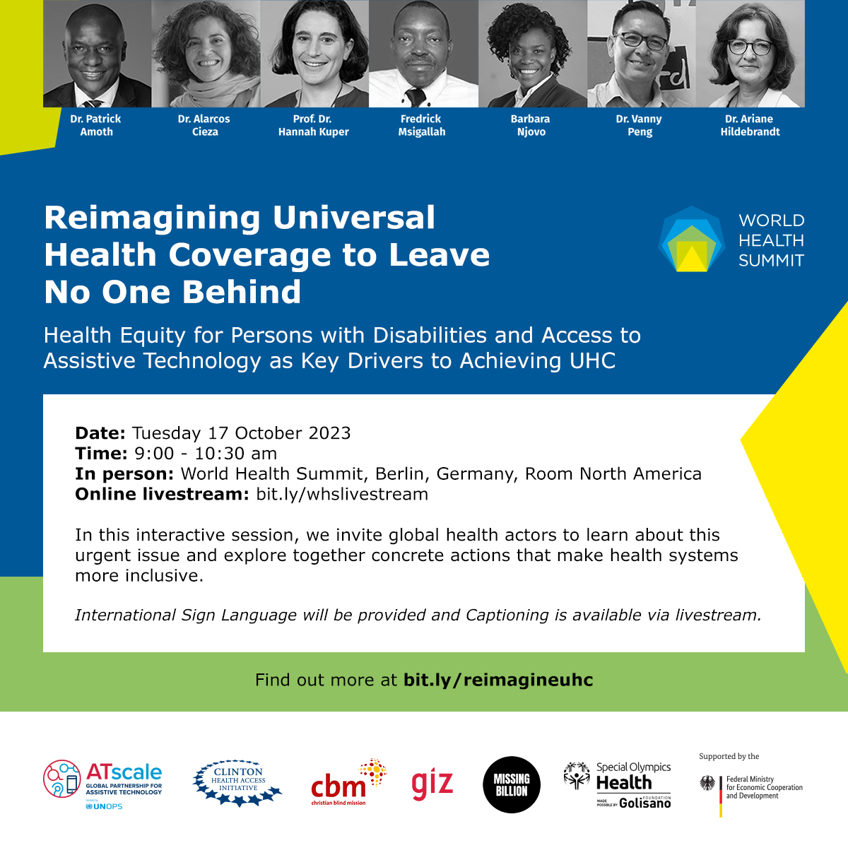 AlarcosC's tweet photo. Happening now. Watch the interactive session here👇
https://t.co/kCKlGA6E9m
#UHC #WHS2023 https://t.co/MGKsDp5jx5
