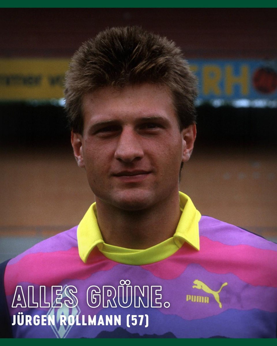werderbremen's tweet photo. Europapokalsieger der Pokalsieger mit dem SV #Werder 1992 – heute feiert Jürgen #Rollmann seinen 57. Geburtstag. 💚
Alles Gute, Jürgen! 🎉 https://t.co/qmsuUEjXD6